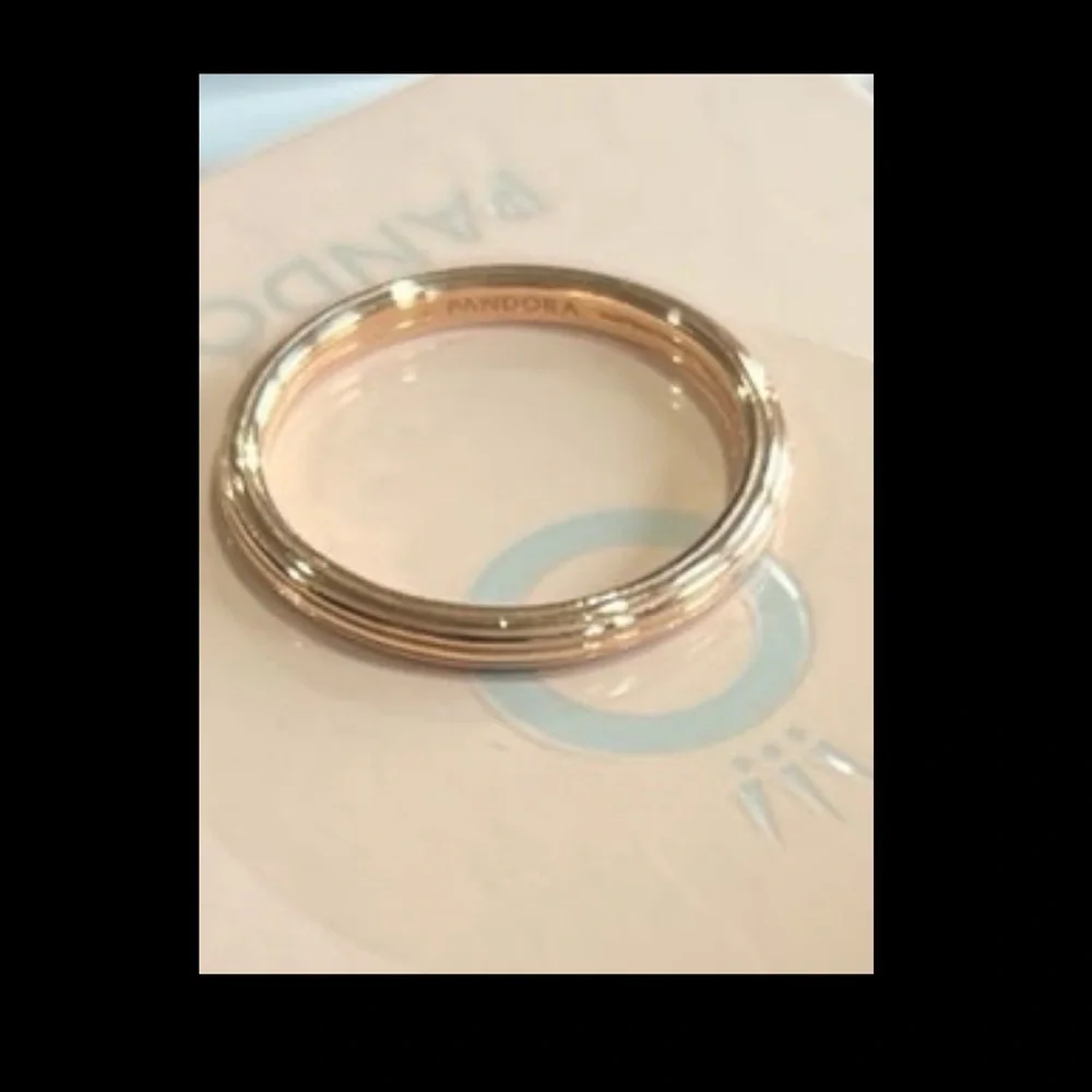 Pandora ME Ring 14k rose gold plating size 9 authentic verified at store